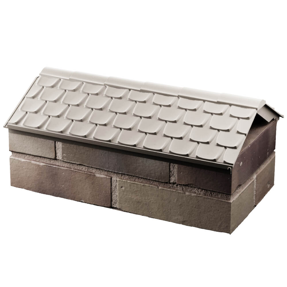 Парапет Zking Эльбрус Бежевый с посадкой на 1 кирпич (255мм) в Красногорске фото