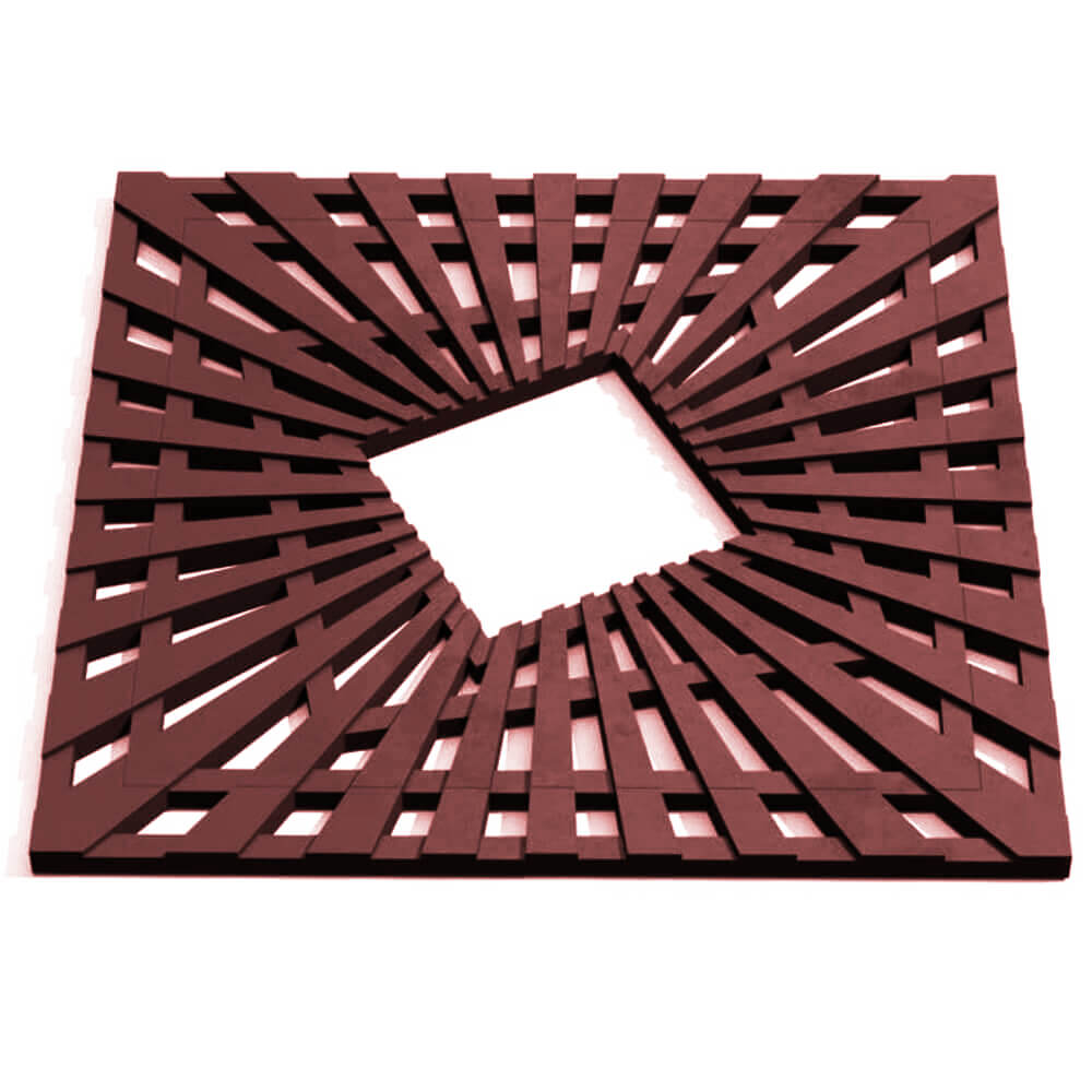 Приствольная решетка для дерева ZKING ATMOSPHERE 1.2х1.2м Коричневая Красногорск фото