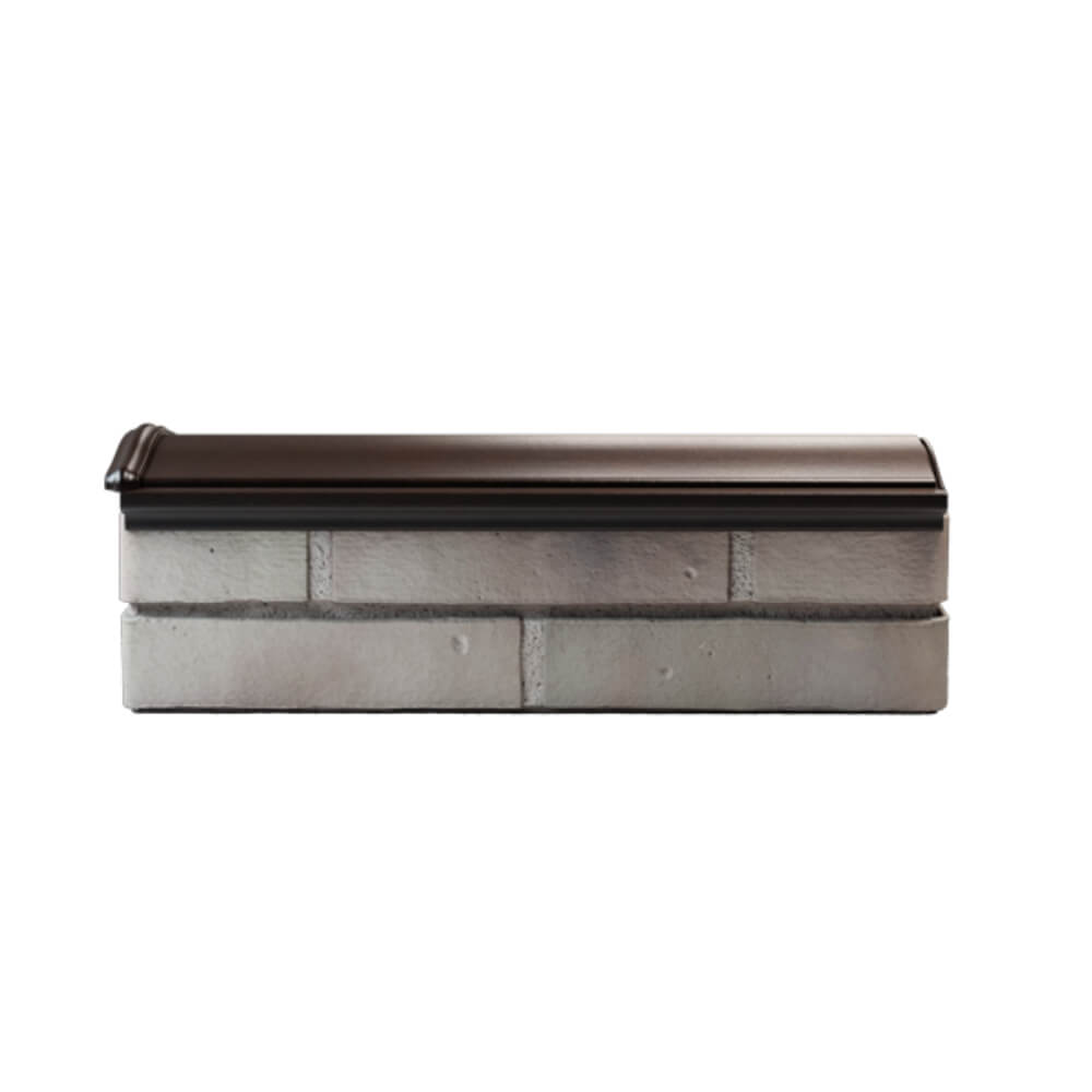 Парапет Zking Монблан Коричневый посадка на 0.5 кирпича (130мм)