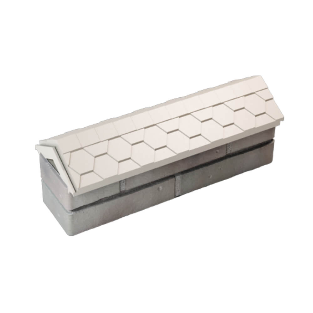 Парапет Zking Эверест Бежевый с посадкой на 0.5 кирпича (130мм) в Красногорске фото