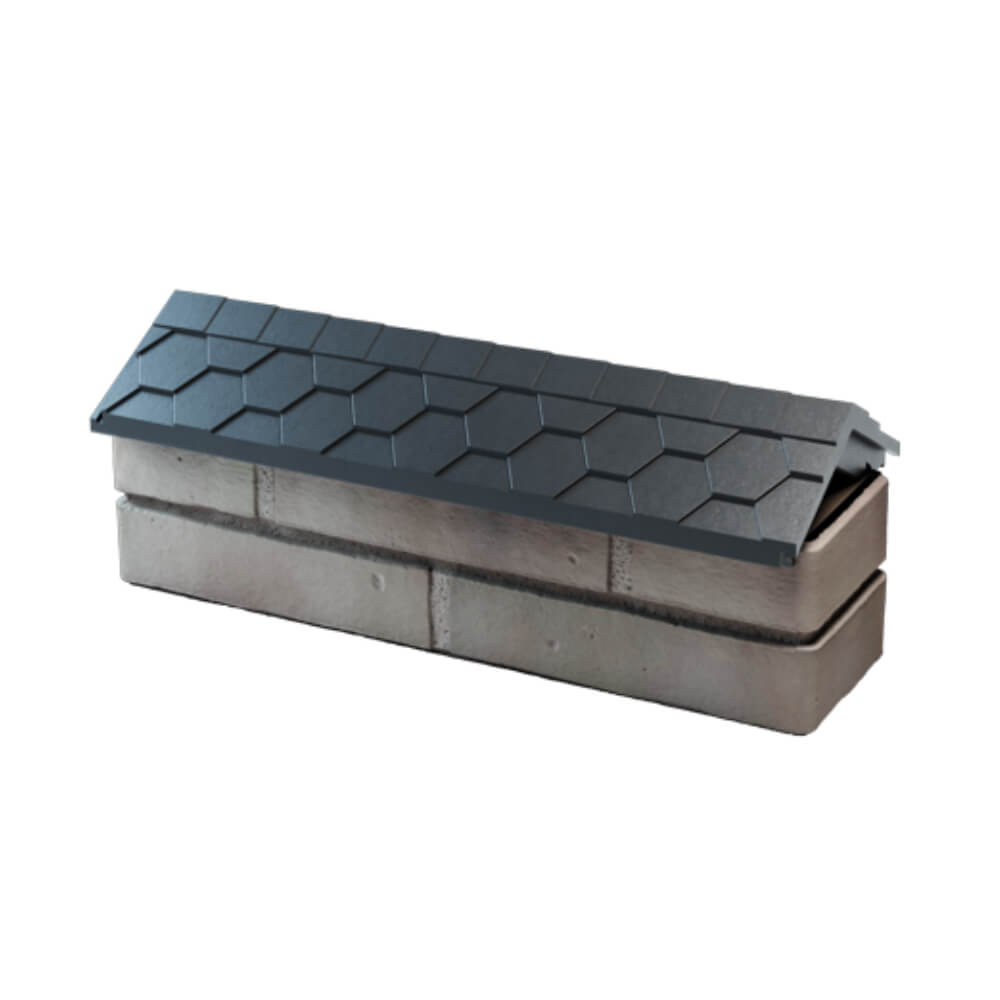 Парапет Zking Эверест Серый с посадкой на 0.5 кирпича (130мм) в Красногорске фото