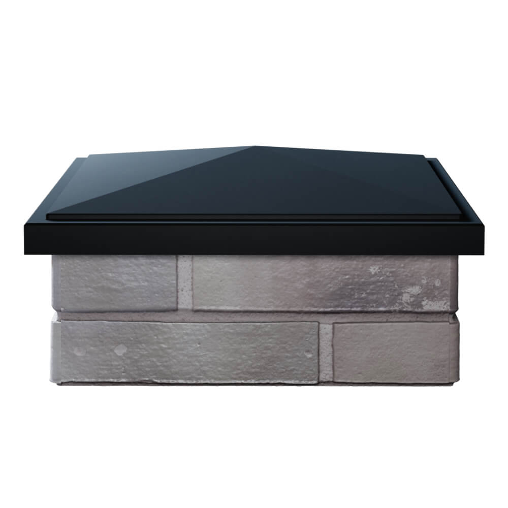 Колпак Zking БонаМоно Черный на столб 1.5х1.5 кирпича (385х385, 400х400мм) Красногорск фото