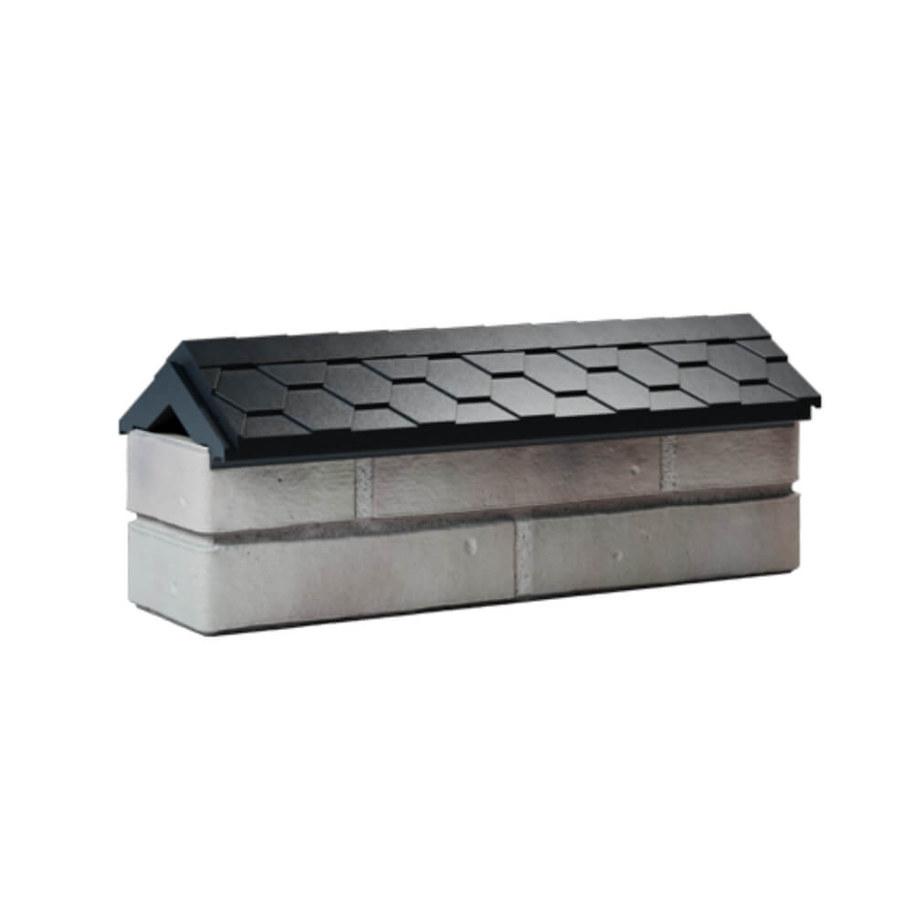 Парапет Zking Эверест Черный с посадкой на 0.5 кирпича (130мм) Красногорск фото