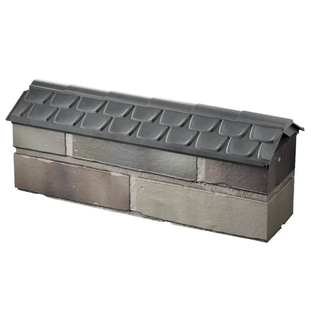 Парапет Zking Эльбрус Серый с посадкой на 0.5 кирпича (130мм) в Красногорске фото