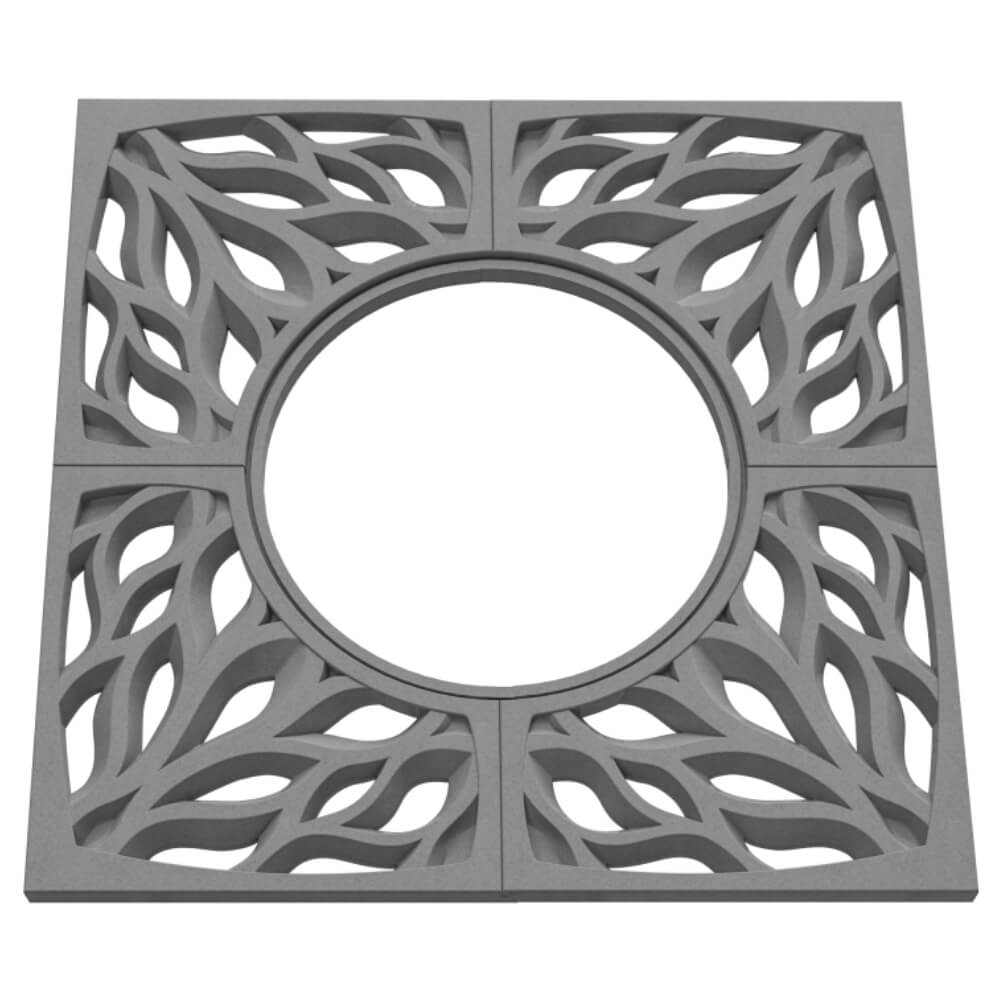 Приствольная решетка для дерева ZKING CRUST 1.2х1.2м Серая в Красногорске фото