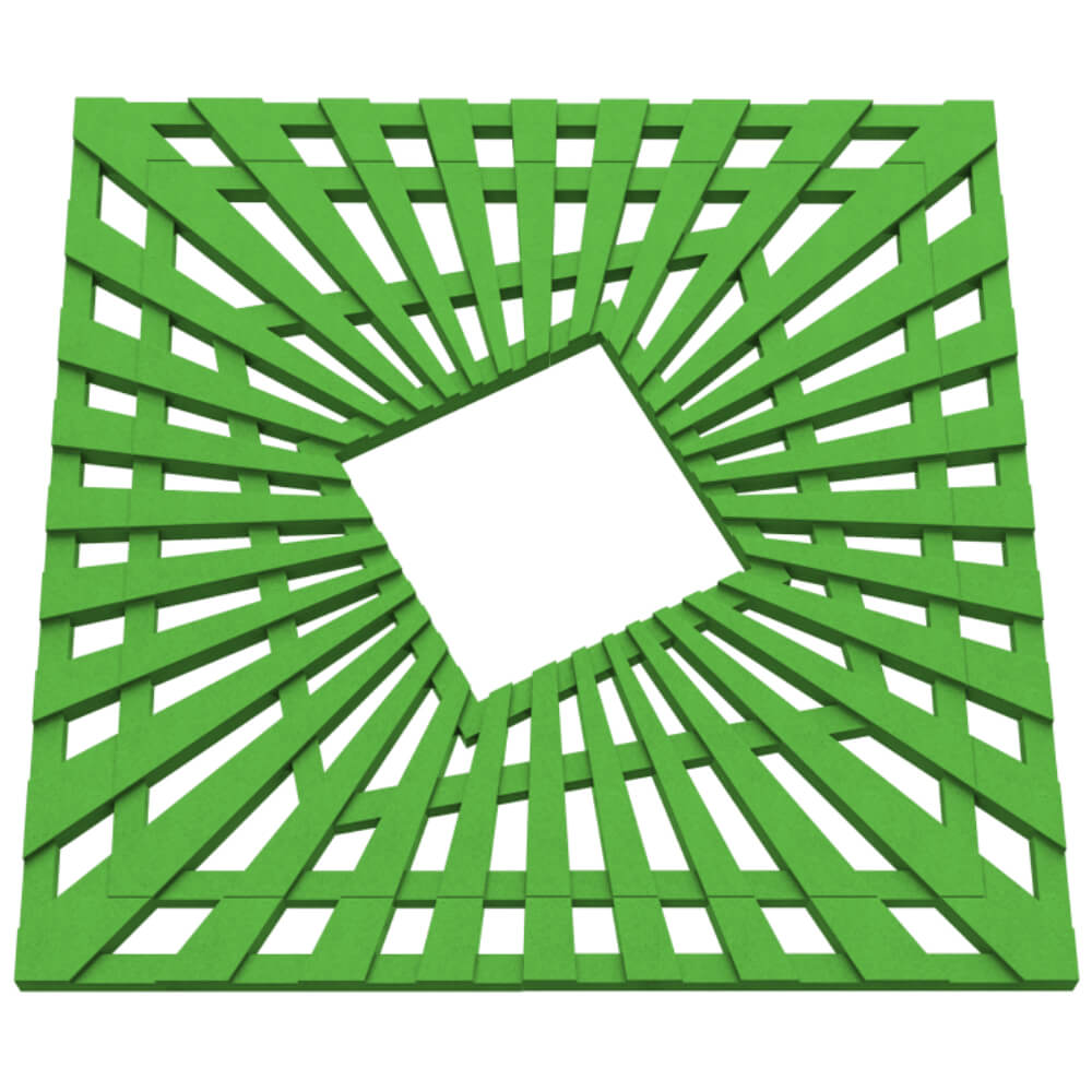 Приствольная решетка для дерева ZKING ATMOSPHERE 1.2х1.2м Зеленая в Красногорске фото