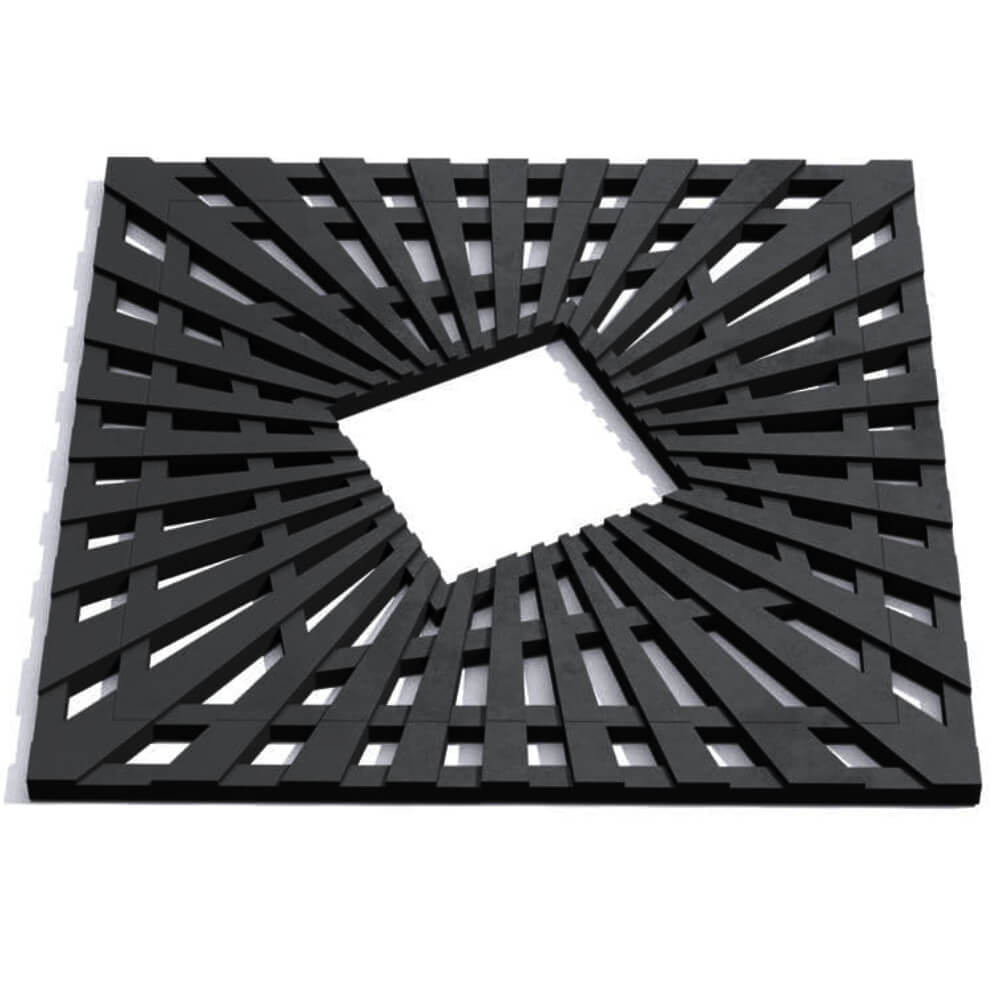 Приствольная решетка для дерева ZKING ATMOSPHERE 1.2х1.2м Черная Красногорск фото