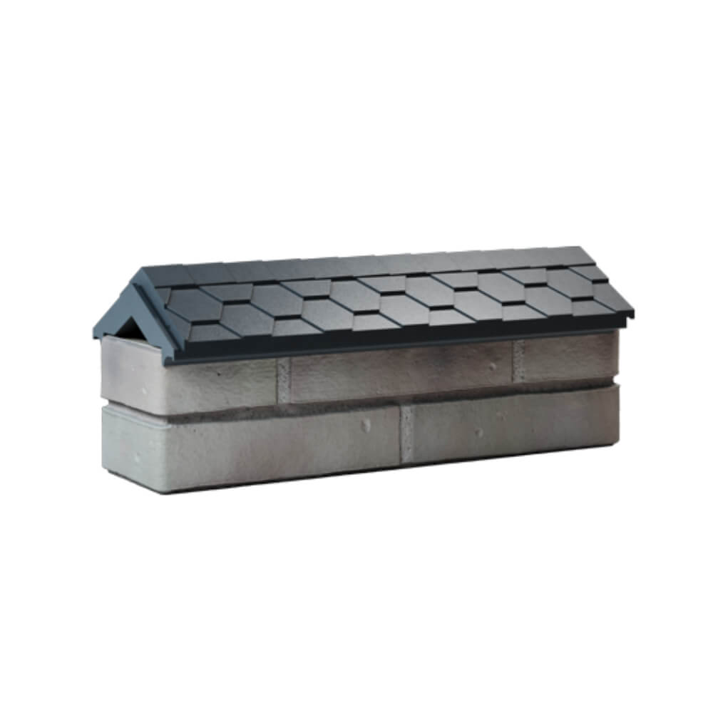 Парапет Zking Эверест Серый с посадкой на 0.5 кирпича (130мм) Красногорск фото