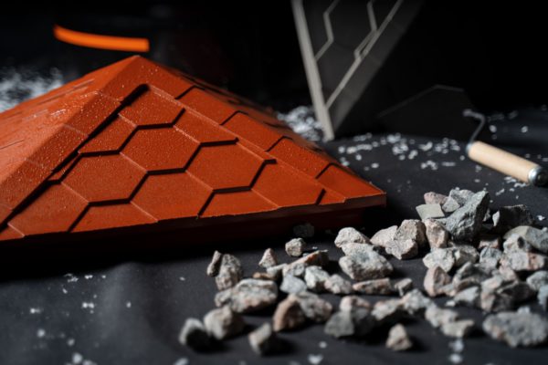 Колпак Zking Эверест Красный на столб 1.5х1.5 кирпича (390х390мм) в Красногорске фото