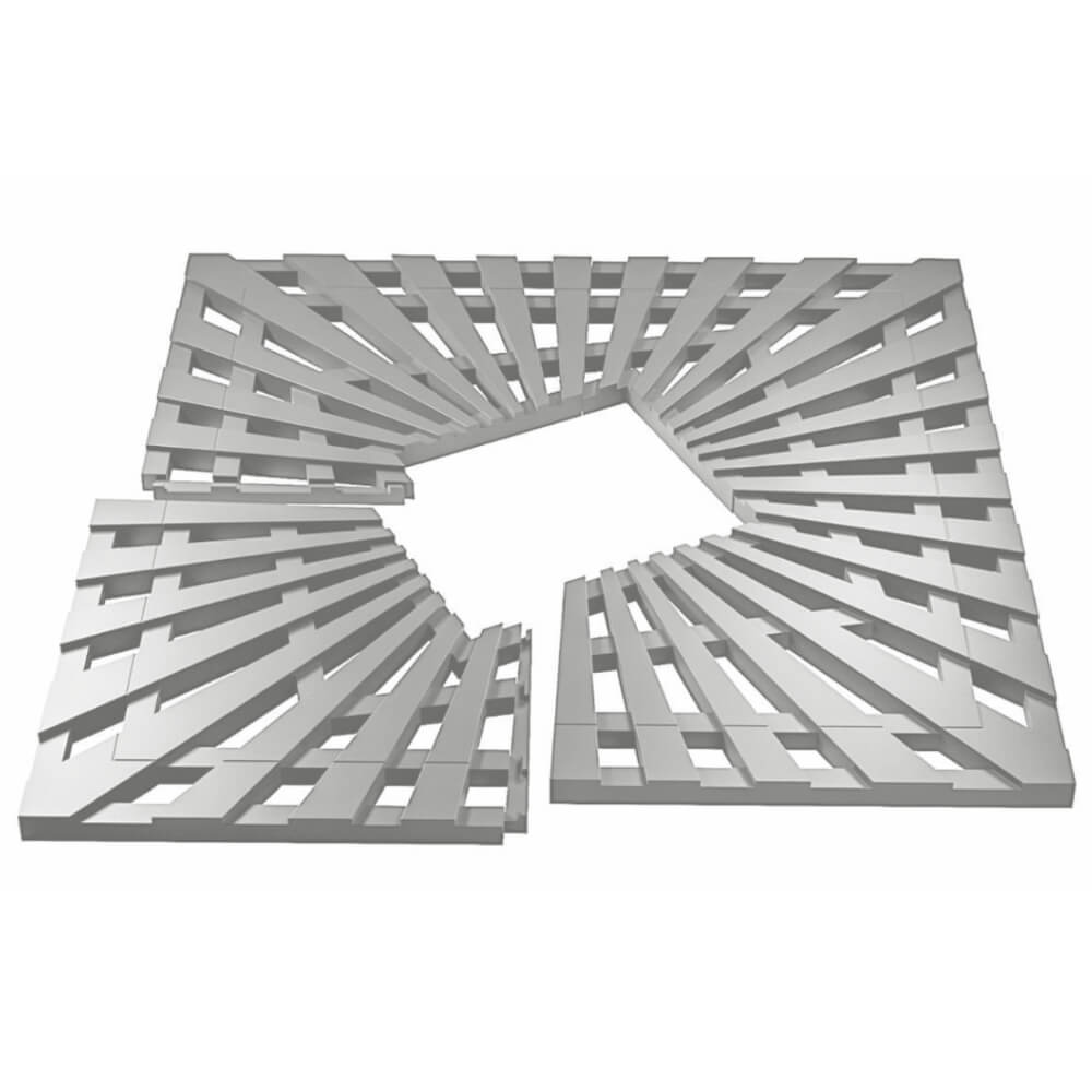 Приствольная решетка для дерева ZKING ATMOSPHERE 1.2х1.2м Бежевая в Красногорске фото