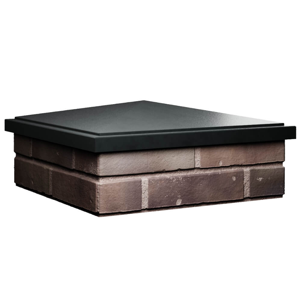 Колпак Zking БонаМоно Черный на столб 2х2 кирпича (515х515, 530х530мм) в Красногорске фото