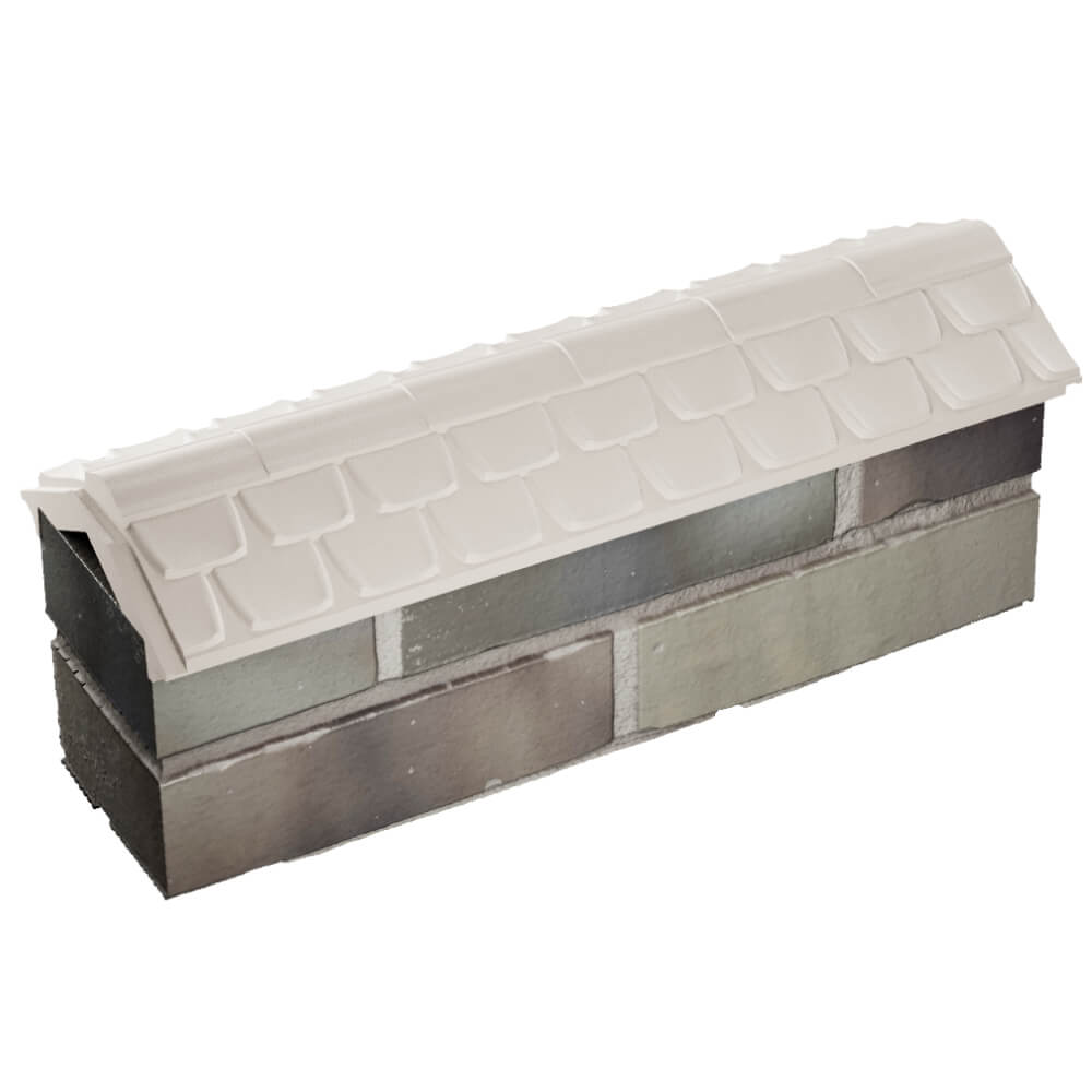 Парапет Zking Эльбрус Бежевый с посадкой на 0.5 кирпича (130мм) в Красногорске фото