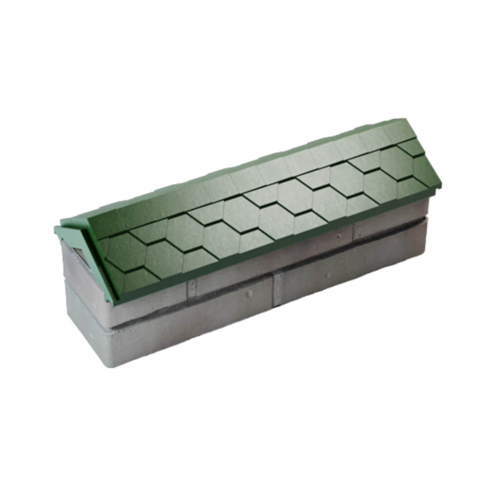 Парапет Zking Эверест Зеленый с посадкой на 0.5 кирпича (130мм) в Красногорске фото