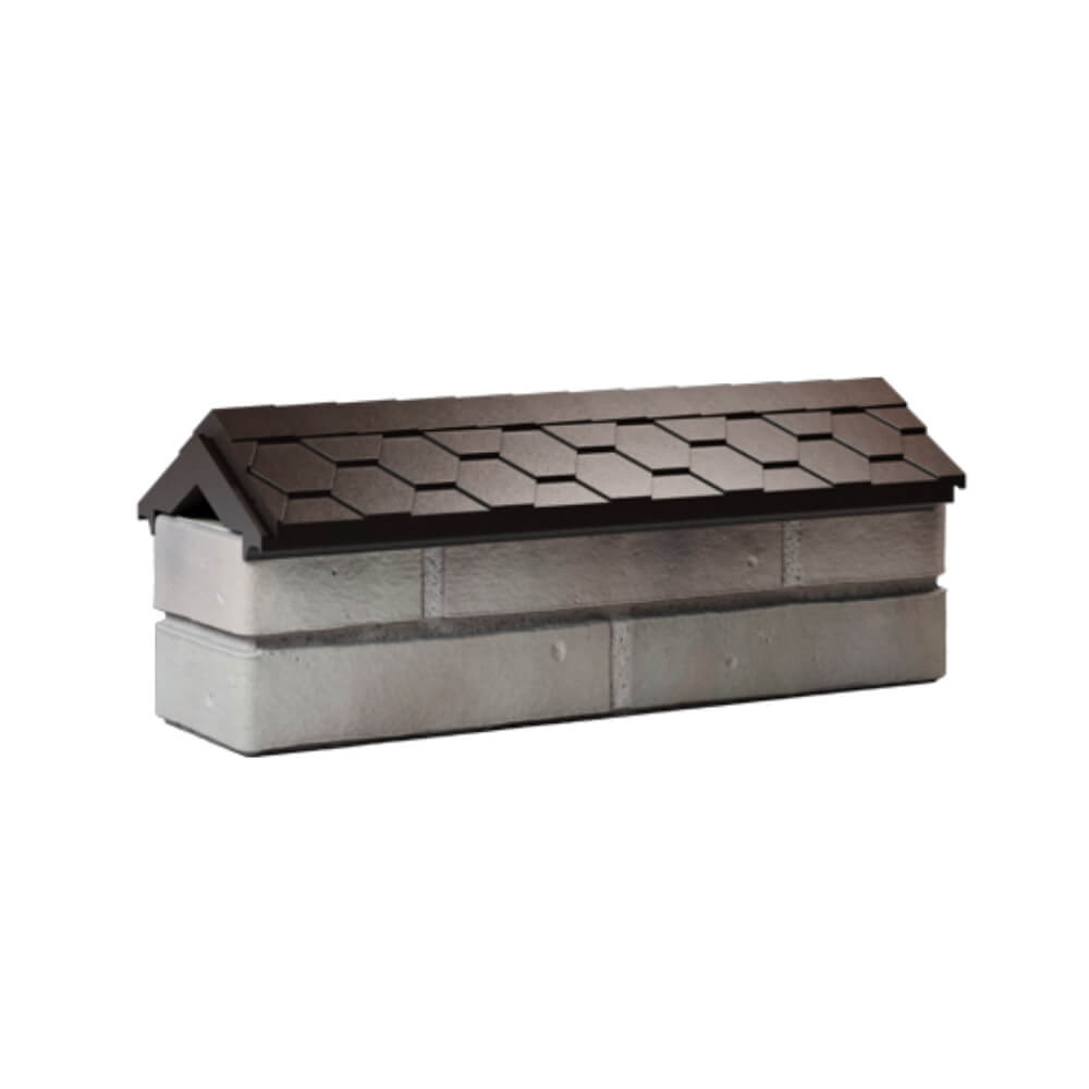 Парапет Zking Эверест Коричневый с посадкой на 0.5 кирпича (130мм) Красногорск фото