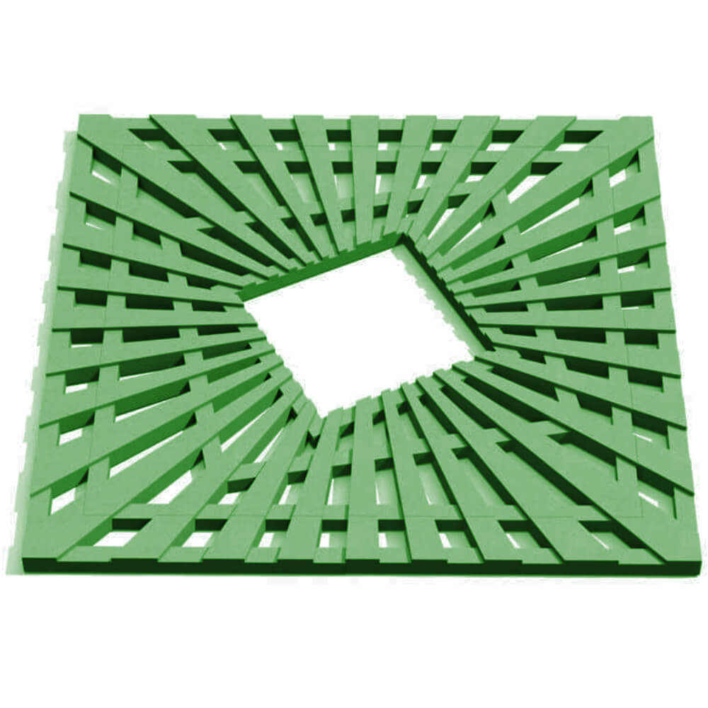 Приствольная решетка для дерева ZKING ATMOSPHERE 1.2х1.2м Зеленая Красногорск фото