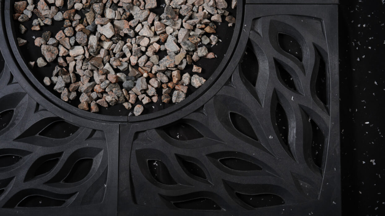 Приствольная решетка для дерева ZKING CRUST 1.2х1.2м Черная в Красногорске фото